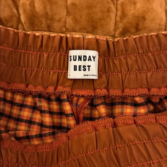 Sunday Best Plaid Pull-on Pants - Picture 3 of 5